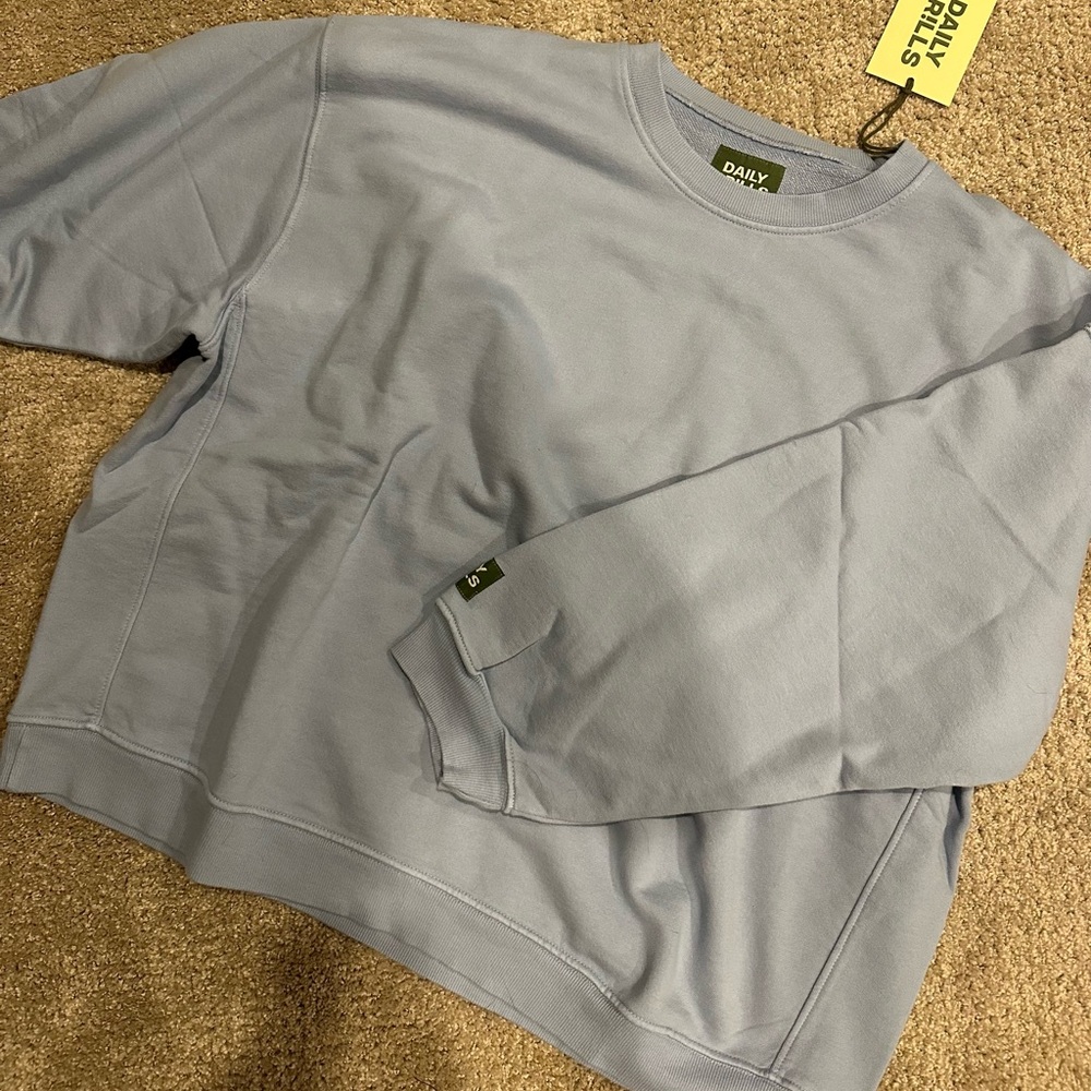 Daily Drills Unisex Oversized Crew - Mist